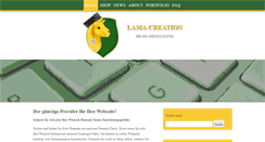 Desktop Screenshot of lama-creation.de